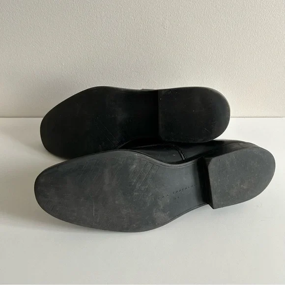 ZARA Black Half Zip Shoes Size 39 - Picture 7 of 7